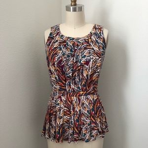 Anthro Pintuck Tank